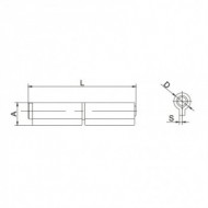 Balama sudabile, L 102.5 mm, A17 mm, D13 mm, Rocast