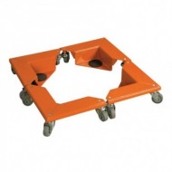 Set de coltare pt. transport mobilier, cu role - ETR 4/150, sarcina max. 150 kg, dimensiuni 255 x 255 x 85 mm, UNICRAFT