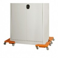 Set de coltare pt. transport mobilier, cu role - ETR 4/150, sarcina max. 150 kg, dimensiuni 255 x 255 x 85 mm, UNICRAFT