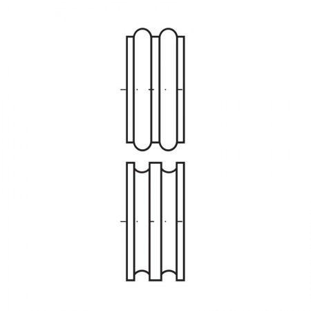 Role tip E1, pentru masina de faltuit SBM 110-08, Metalkraft