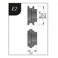 Role tip E2, pentru masinile de faltuit SBM 140-12, SBM 140-12E, Metalkraft