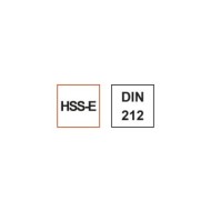 Alezoare de masina HSS-E, DIN 212, Forma B, FORMAT