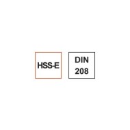 Alezoare de masina HSS-E, DIN 208, Forma B, con Morse, FORMAT