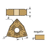 Placuta trigonala - WNMG-CMF, cod ISO WNMG 080408-CMF, material TN15, CANELA