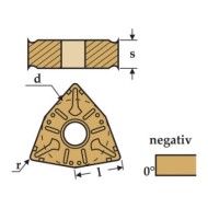 Placuta trigonala - WNMG-TC, cod ISO WNMG 080408-TC, material TS20, CANELA