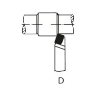 Cutit de strung drepte, DIN 4971 (ISO 1), taiere pe dreapta, WILKE