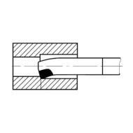 Cutit de strung interioare DIN 4973 (ISO 8), WILKE