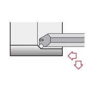 Suporti ceramici cu placuta fixata cu clema - CSSN 45° pentru strunjire interioara