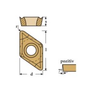 Placute rombice 55 grade, DCMT, CANELA