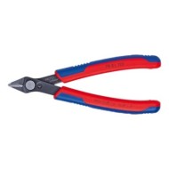 Clesti pentru electronica SuperKnips, taiere cu inclinare foarte mica , pentru sarma tare, Knipex