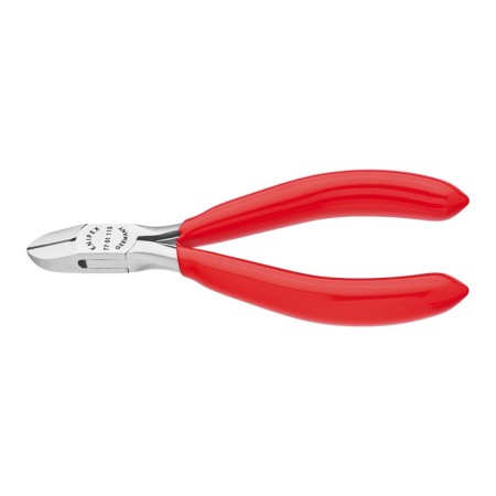 Cleste diagonal pentru electronisti, suprafata lustruita si manere cu manson din plastic, Knipex