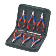 Set de clesti pentru electronica, 6 clesti electronici si o penseta de precizie, Knipex