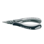 Cleste de precizie de prindere pentru electronisti, ESD, falci semi-rotunde, L 135 mm, Knipex