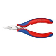 Cleste de precizie de prindere pentru electronisti, suprafata lustruita si manere cu manson bicomponent, Knipex