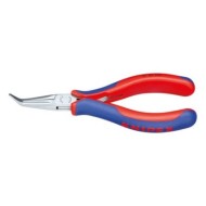 Cleste de precizie de prindere pentru electronisti, suprafata lustruita si manere cu manson bicomponent, Knipex