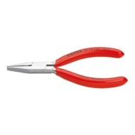 Cleste de precizie pentru mecanica fina, suprafata cromata si manere cu manson din plastic, L 125 mm, Knipex