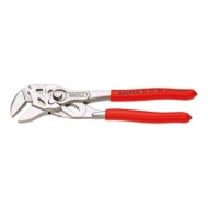 Cleste cheie placat cu nichel si manere cu manson din plastic, Knipex