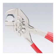 Cleste cheie placat cu nichel si manere cu manson din plastic, Knipex