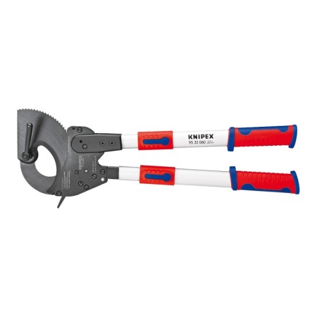 Cleste telescopic pentru taierea cablurilor cu manta metalica de protectie cu manere cu manson bicomponent, Knipex