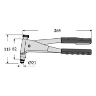 Cleste manual pentru piulite-nit, T-105, Bralo