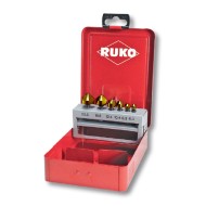 Set de tesitoare 90 grade, prindere bit 1-4 inch, HSS TiN, RUKO