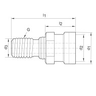 Surub de tragere Tip Ott-ring, cu filet interior, con SK40, filet M16, FORMAT