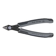 Cleste pentru electronica SuperKnips cu protectie la descarcare electrostatica (ESD) pentru cabluri de fibra optica, Knipex