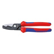 Cleste de taiat cabluri cu muchii de taiere duble, L 200 mm, taiere Ø 20mm / 70 mm², AWG 2/0, Knipex