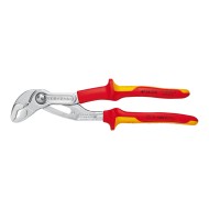 Clesti Cobra, suprafata cromata si manere cu manson bicomponent VDE 1000 V, L 250 mm, Ø 2 | 50 mm, s 46 mm, 24 pozitii, Knipex