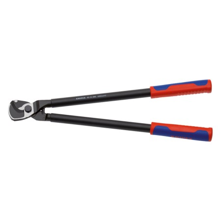 Cleste de taiat cabluri de Cu si Al cu capacitate mare de taiere, manson bicomponent, taiere Ø 27mm / 150 mm², AWG 5/0, Knipex