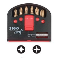 Set “Felo Swift”, model Diamant Pz, Ph, Pozidriv, Philips, (cap magnetic inclus), Felo