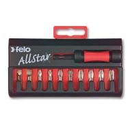 Set “Felo AllStar”, model TiN Universal, Slot, Pozidriv, Philips, Felo