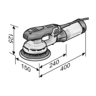 Masina orbitala pentru finisat 400 W, 150 mm diametru disc, cursa 5 mm, model ORE 5-150 EC, Flex