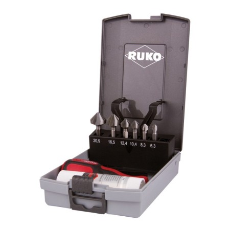 Set tesitoare 90°, HSS, prindere bit 1/4 tip scurt, Ruko