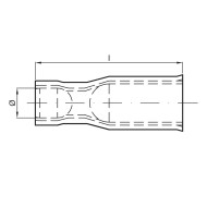 Terminali rotunzi (stecker) - Izolatie PVC - mama, Hilpress