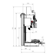 Masina de frezat cu turatie variabila - Seria BF 20 Vario, Optimum