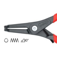 Cleste de precizie Heavy Duty pentru inele de siguranta exterioare, cu falci inclinate la 90°, Ø 40 - 100 mm, Knipex