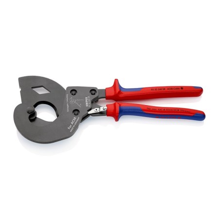 Cleste cu clichet (2 trepte) pentru cabluri aeriene ASCR, Knipex