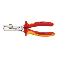 Cleste dezizolator Knipex StriX cu suprafata cromata si manere cu manson bicomponent VDE 1000 V, Knipex