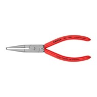 Cleste dezizolator pentru cabluri subtiri, cu strat protector negru lustruit si manere cu manson din plastic, dezizolare Ø 0.8 mm, Knipex