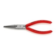 Cleste dezizolator pentru cabluri subtiri, cu strat protector negru lustruit si manere cu manson din plastic, dezizolare Ø 0.8 mm, Knipex