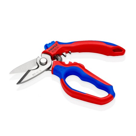 Foarfeca inclinata pentru electricieni cu suprafata lustruita si manere cu manson bicomponent, Knipex