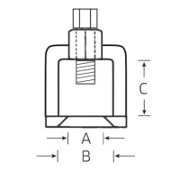 Extractor de pivoti - 11708 tip 1, Stahlwille