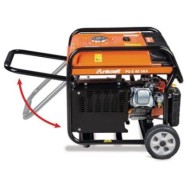 Generator electric model PG-E 40 SRA combustibil benzina, tensiune 230 V, sistem de pornire manual, Unicraft