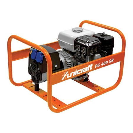 Generator electric model PG 400 SR, combustibil benzina, tensiune 230 V, capacitate rezervor 3.1 l, Unicraft