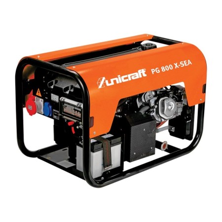 Generator electric, model PG 800 X-SEA, tensiune 230 V, combustibil benzina, capacitate rezervor 18 l, Unicraft