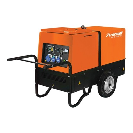 Generator electric, model PG-D 1100 X-TEA, combustibil motorina, tensiune 230 / 400 V, capacitate rezervor 24 l, Unicraft