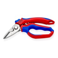 Foarfeca inclinata pentru electricieni cu suprafata lustruita si manere cu manson bicomponent, Knipex