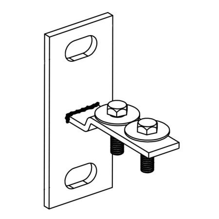 Suport Vertical pentru profile 38x40, 40x60, 41x21, 41x41 mm ,Rocast