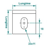 Coltar unghi 90°  pentru profile ,Rocast